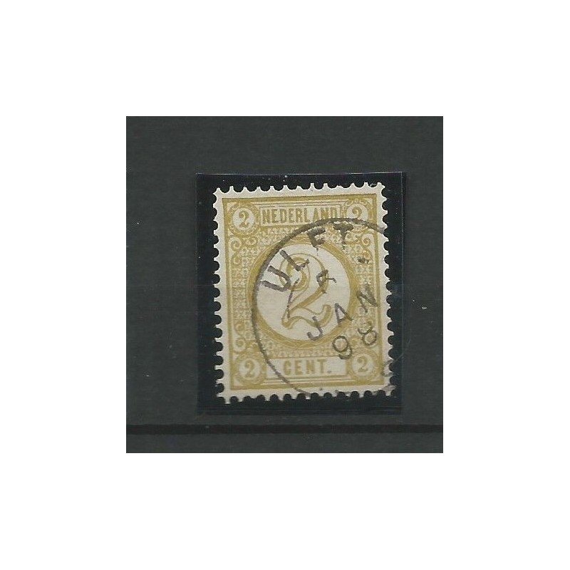 Netherlands 32a PM8 with ULFT small round cancel VFU/used CV 78 €