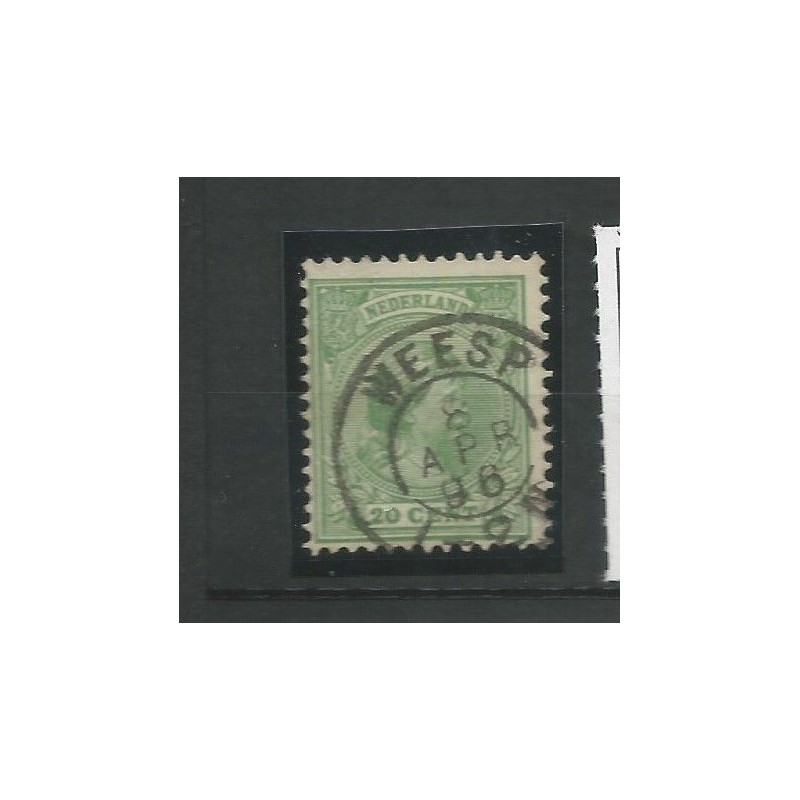 Netherlands 40 PM8 with WEESP small round cancel VFU/used CV 130 €