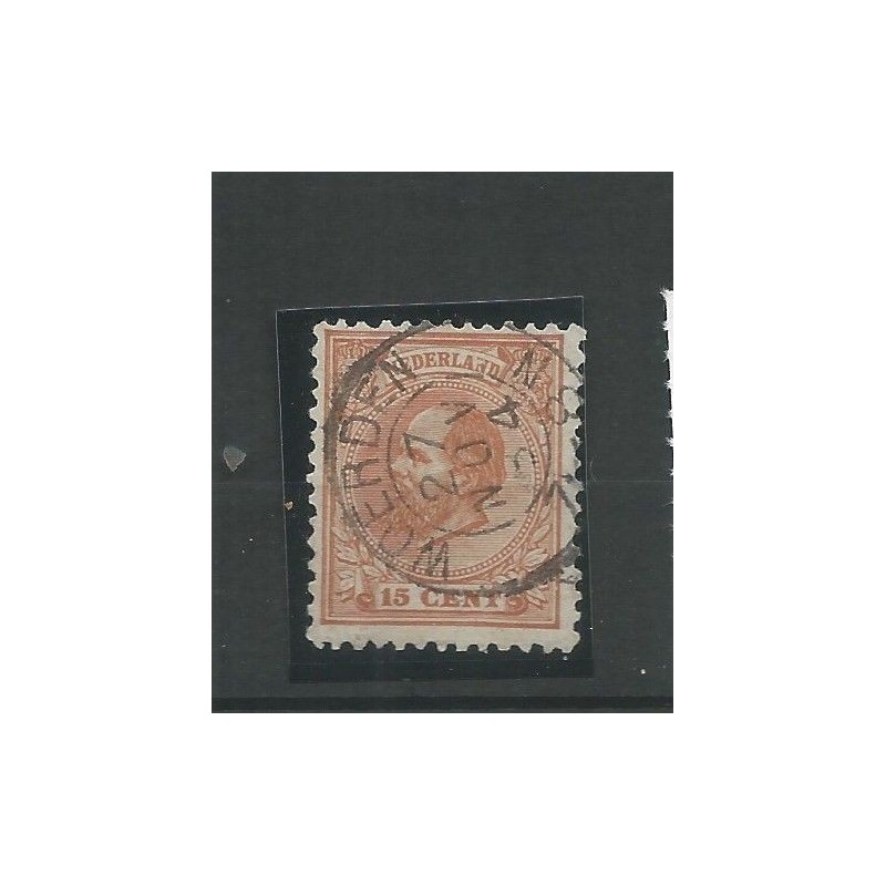 Nederland 23H  P  met WOERDEN kleinrond VFU/gebr CV 87 €