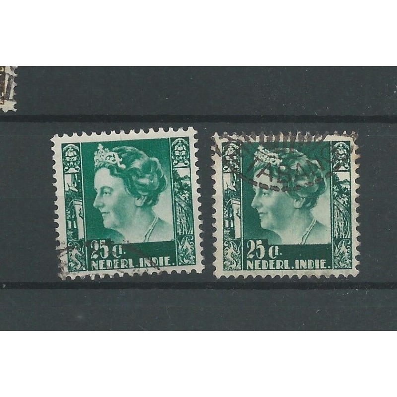Dutch East Indies  256  Wilhelmina  25ct  VFU/used  CV 60 €