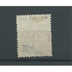 Netherlands P10A-IV Postage due "BERGUM" small round cancel VFU/used CV 50 €