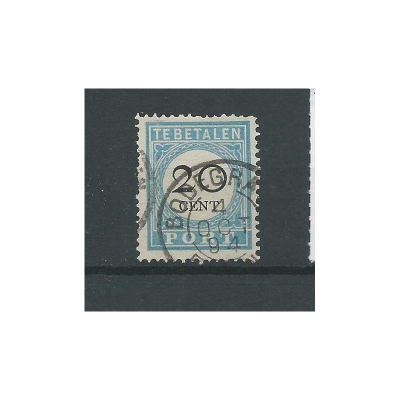 Nederland P10fdA  Port "BODEGRAVEN" kleinrond VFU/gebr CV 115 €