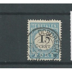 Netherlands P9A-III Postage due "DORDRECHT" small round cancel VFU/used CV 8 €