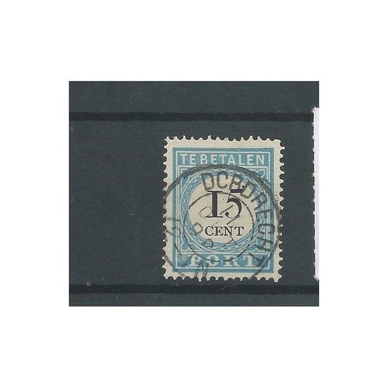 Netherlands P9A-III Postage due "DORDRECHT" small round cancel VFU/used CV 8 €