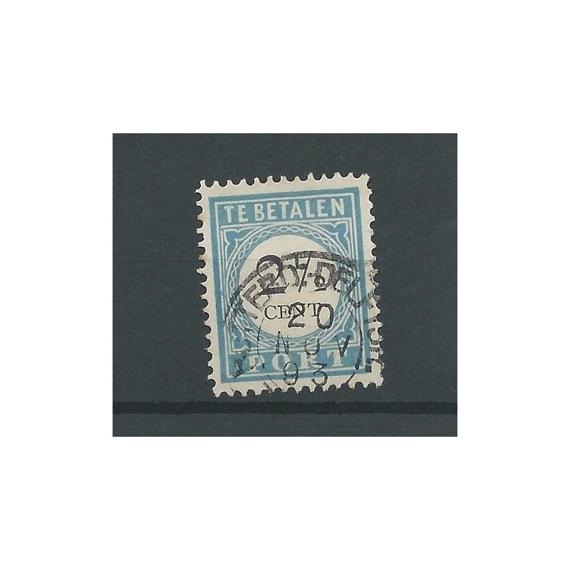 Netherlands P5fbD-I Postage due "ROTTERD:DELFTSH:" small round cancel VFU/used CV 52 €