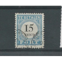 Netherlands P9A-IV Postage due "AMST:C:STATION P:P." small round cancel VFU/used CV 145 €