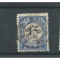 Netherlands P24 Postage due "MIDDELBURG" small round cancel VFU/used CV 5++ €