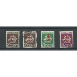 Suriname 202-205 Red Cross  VFU/used   CV 79 €