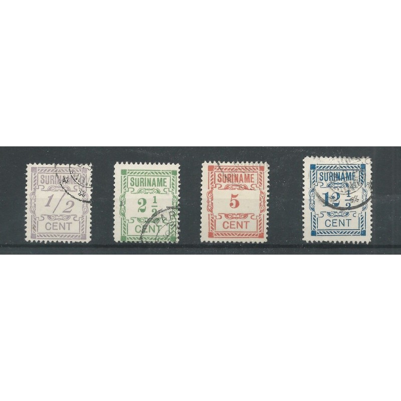 Suriname 65-68  Hulpuitgifte   VFU/gebr   CV 25 €