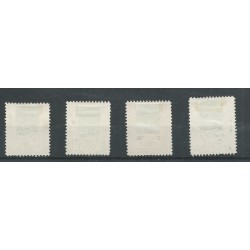 Suriname 65-68  Provisional issue   VFU/used   CV 25 €