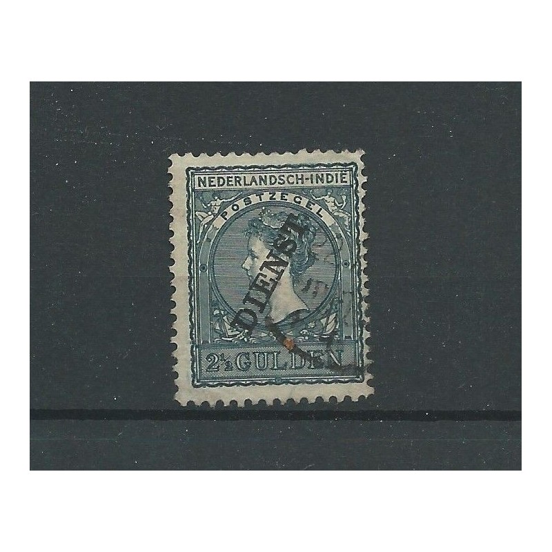Ned. Indie D27 Dienst 2,5Gld   VFU/gebr  CV 44 €