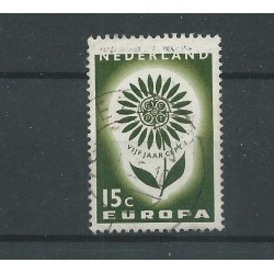Netherlands 827  MISDRUK/wegvallen groene kleur  VFU/used  CV  ?? €