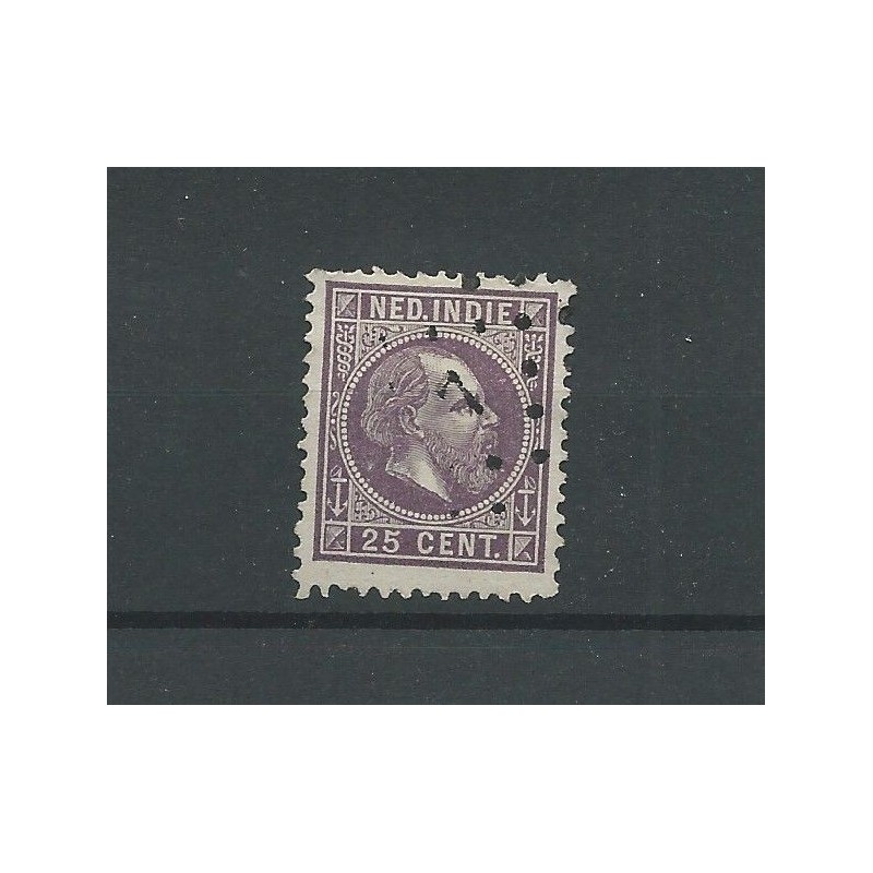 Dutch East Indies   13F with numeral dot cancel 7  CV  10++ €