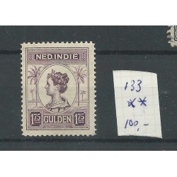 Dutch East Indies  133C  Wilhelmina MNH   CV  100 €
