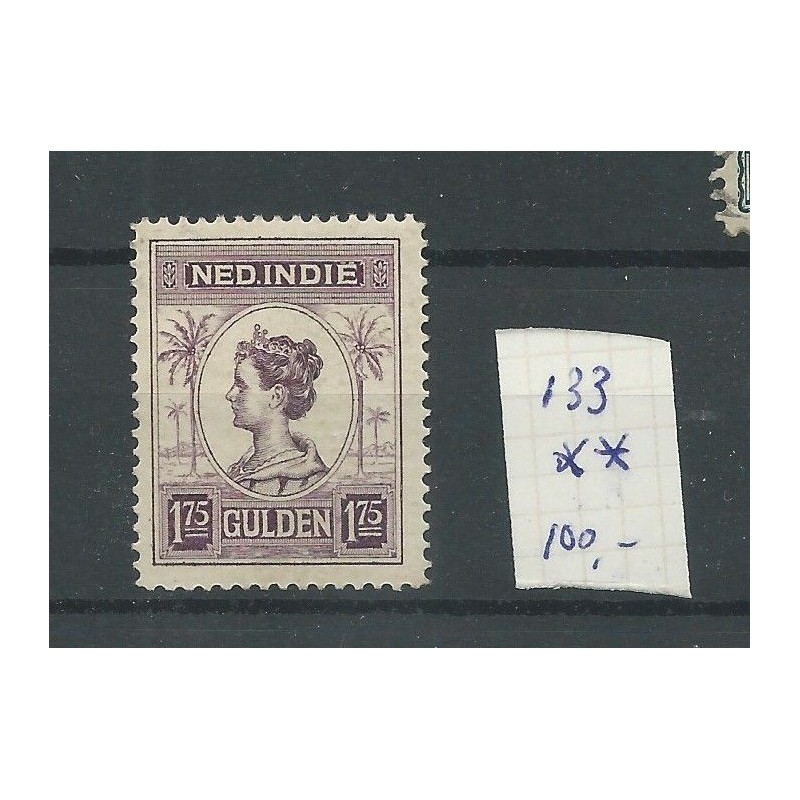 Dutch East Indies  133C  Wilhelmina MNH   CV  100 €