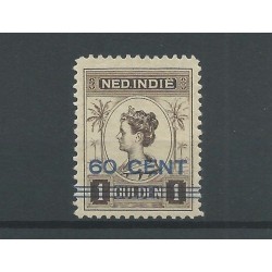 Dutch East Indies 147 Provisional issue MNH  CV  45 € SUPERB !!