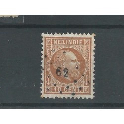 Dutch East Indies  9F with numeral dot cancel 62  VFU/used  CV 10+€