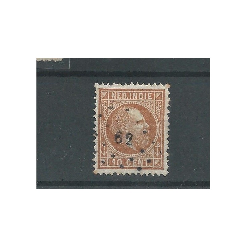 Dutch East Indies  9F with numeral dot cancel 62  VFU/used  CV 10+€
