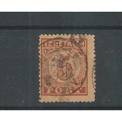 Netherlands P1 with "BRIELLE 1884" small round cancel  VFU/used  CV 20+ €