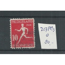 Netherlands 217PM3  Olympiade  VFU/used  CV 80 €