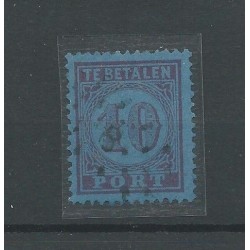 Netherlands P2B  with numeral dot cancel 8 and plaatfouten  CV 60 €