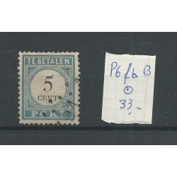 Netherlands P6fbB  "open frame" VFU/used  CV 33 €