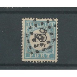 Netherlands P7B-II with numeral dot cancel 55  VFU/used  CV 30 €