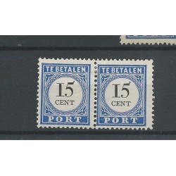 Netherlands P24/P24f pair  "Kringetje" MH/unused  CV 170 €