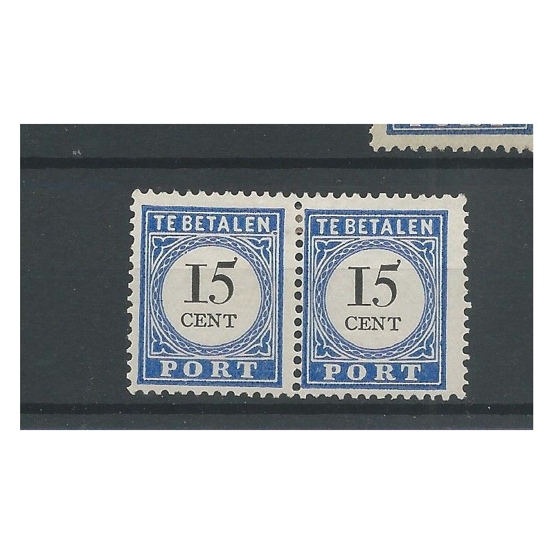 Netherlands P24/P24f pair  "Kringetje" MH/unused  CV 170 €