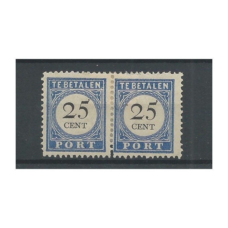 Nederland P26/P26f paartje  "Kringetje" MH/ongebr  CV 200 €