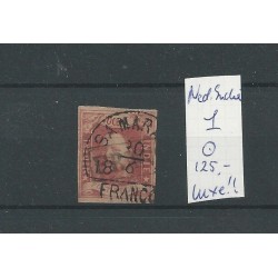 Dutch East Indies 1 with SAMARANG  superb  VFU/used   CV 125 €