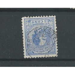 Netherlands  "Utr:-Bokstel  1886 "  small round cancel  on 19