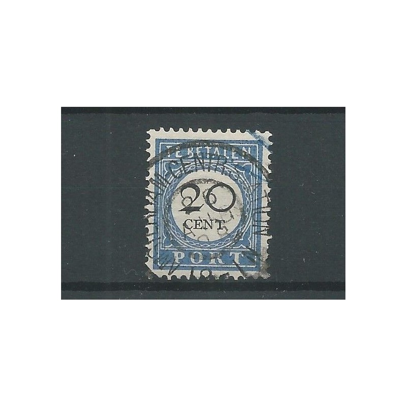 Netherlands P25  large round cancel cancel VFU/used  CV 20+ €