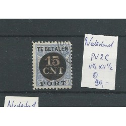 Nederland PV2C  11,5x11,5  Postpakketverreken  VFU/gebr CV 90 €
