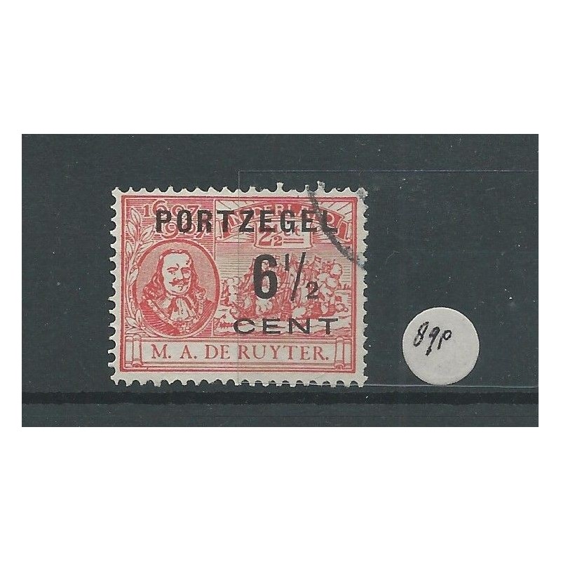 Nederland P36P  met "streepje onder M"  VFU/gebr CV 16 €