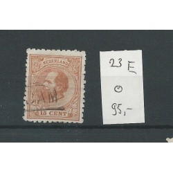 Netherlands 23E  Willem III 1872 15ct   VFU/used   CV  95 €