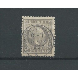 Dutch East Indies  10 with  "GRAVENHAGE 1937" cancel  VFU/used  CV ?? €