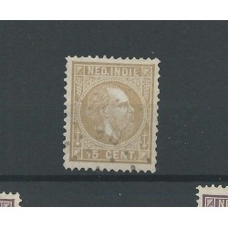 Dutch East Indies 11F numeral dot cancel 90  VFU/used  CV 50+ €