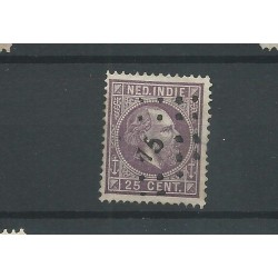 Dutch East Indies 13E numeral dot cancel 15  VFU/used  CV 5 €