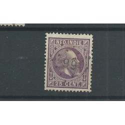 Dutch East Indies 13E numeral dot cancel 99  VFU/used  CV 15+ €