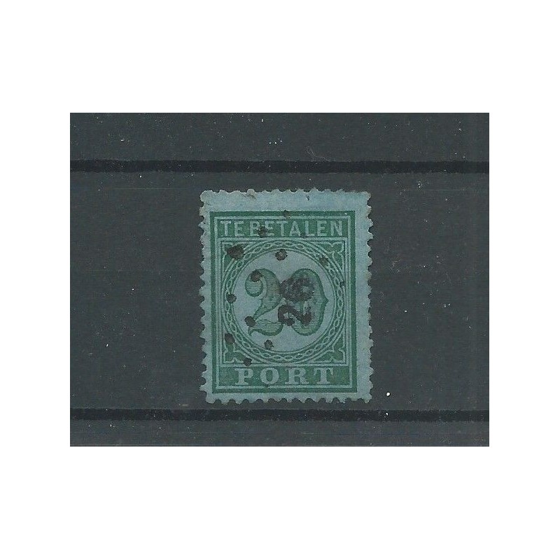 Ned. Indie P4C puntstempel 26   VFU/gebr  CV 30+ €
