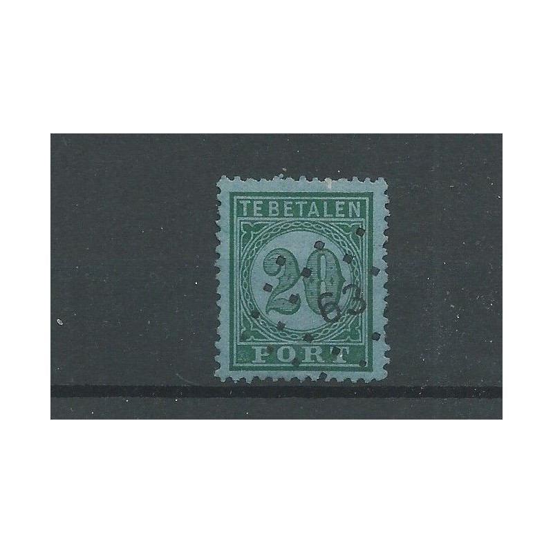 Dutch East Indies P4C numeral dot cancel 63  VFU/used  CV 50+ €