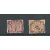 Dutch East Indies 44, 46 mooie cancels  VFU/used  CV 5 €