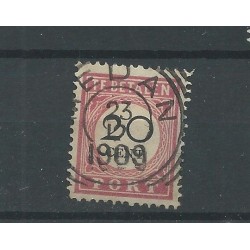 Dutch East Indies P18 with MEDAN  cancel  VFU/used  CV 2 €