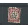 Dutch East Indies P18 with MEDAN  cancel  VFU/used  CV 2 €