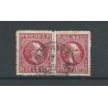 Dutch East Indies 15A pair "BATAVIA half-round cancel  VFU/used  CV 75+ €