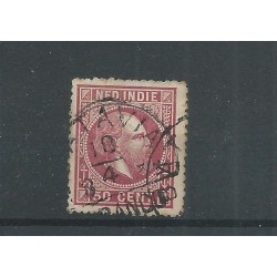 Dutch East Indies 15A  "BATAVIA half-round cancel  VFU/used  CV 75+ €