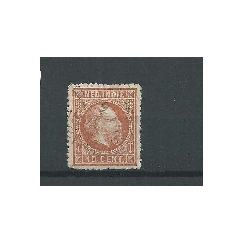Dutch East Indies 9A  "BANDONG half-round cancel"  VFU/used  CV 250 €