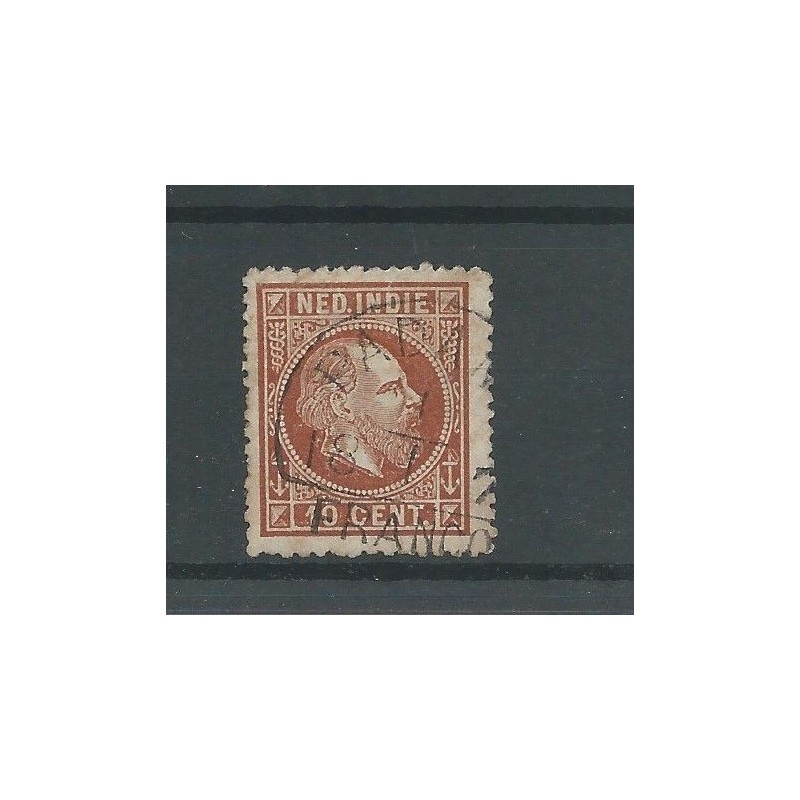 Dutch East Indies 9A  "PADANG half-round cancel"  VFU/used  CV 75 €