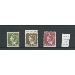 Curaçao  150-152  Wilhelmina  MNH  CV 107 €